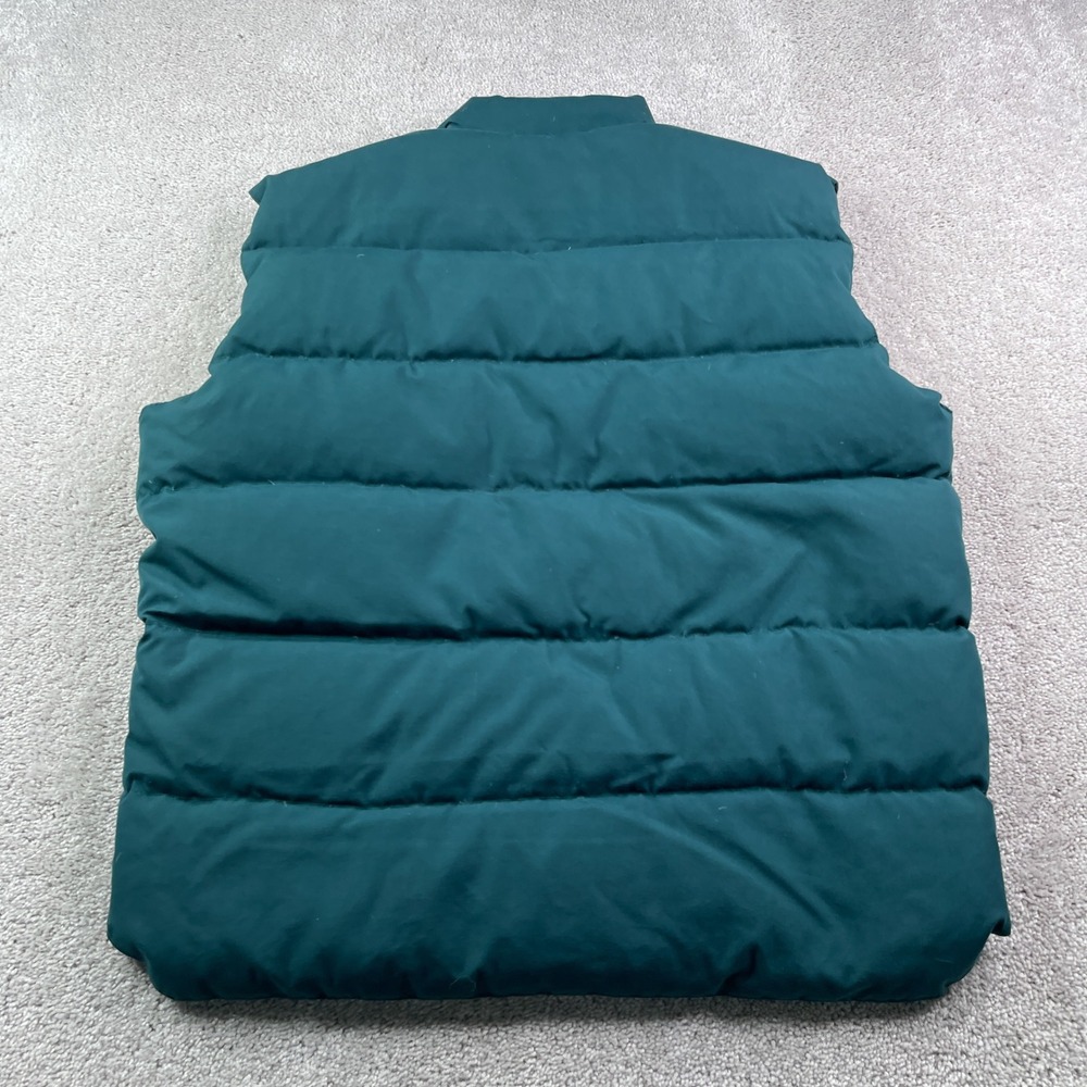 Vintage Cabelas Vest Mens XL Green Puffer Goose Down Full Zip Hunting Gorpcore - Picture 8 of 12